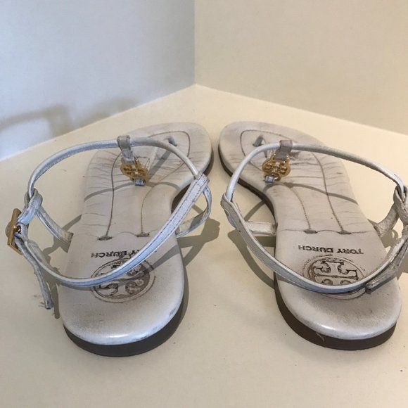 Tory Burch White Sandals - Picture 8 of 9